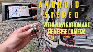 iMars Android Stereo Installation With Reverse Camera and Navigation  how to wire car stereo [upl. by Oravla]