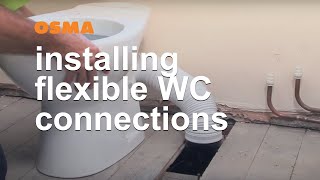 Flexible WC Connections  OSMA Soil amp Waste [upl. by Olenta]