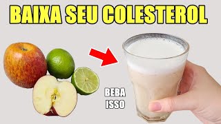 Suco Para Baixar o COLESTEROL ALTO Regular a PRESSÃO e Proteger o CORAÇÃO [upl. by Rosalinde]