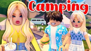 FAMILY VACATION TO A CAMPSITE IN ROBLOX BROOKHAVEN [upl. by Misaq]