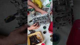 Suzuki multicab K6a valve set grinding [upl. by Dnalevelc]