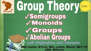 Groups  Semigroups Monoids Abelian Groups  Group Theory  Ritzymaths [upl. by Dnaltroc]