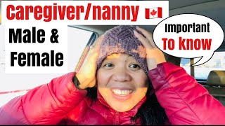 CAREGIVER amp NANNY JOBS IMPORTANT TO KNOW BEFORE MOVING TO CANADA  sarah buyucan [upl. by Minier]