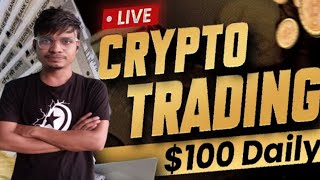 LIVE CRYPTO TRADING  100 DAILY EARNING  BITCOIN amp ETHIRUM UK09TRADER [upl. by Folly560]