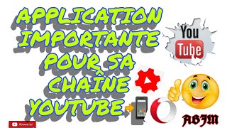 LES APPLICATIONS NÉCESSAIRES POUR GÉRER SA CHAÎNE YOUTUBE SUR MOBILE2020 [upl. by Ikciv]