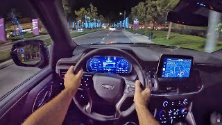 2022 Chevrolet Tahoe Z71 POV Night Drive 3D AudioASMR [upl. by Danit571]