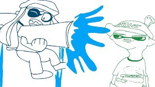 Splat Tim  Invisibility vs Flight Splatoon 2 Animation [upl. by Nugent128]