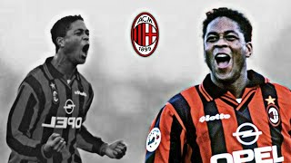 All Kluivert goals for Milan  199798 [upl. by Etteniuq]