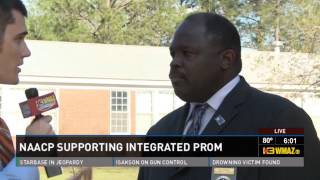 NAACP Live Interview on Segregated Proms [upl. by Nohsar]