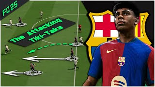 Barcelonas Hansi Flick Tactics Replicated  EA FC 25 [upl. by Naelopan]