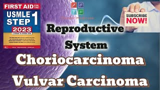 USMLE step 1Choriocarcinoma and Vulvular carcinoma from First AidReproductive PathologyUrduHindi [upl. by Bekah]