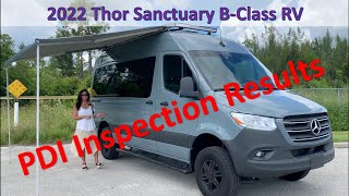 PrePurchase Inspection PDI on a 2022 Thor Sanctuary  Tranquility 19P [upl. by Ranchod]