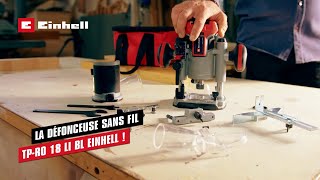 Défonceuse sans fil TPRO 18 Li BL  Einhell France [upl. by Lam]