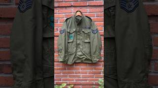 Vintage USAF M65 Field Jacket 1982 mexico collection military streetmarket subscribe shorts [upl. by Etat766]