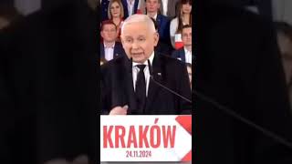 Kaczyński w dużym skrócie zakończonym komunistycznym hasłem „Polak potrafi” 🤡 [upl. by Broadbent]