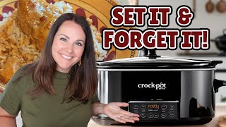 3 Easy CROCK POT Recipes You NEED to Make This Week  NO canned soups [upl. by Assadah]