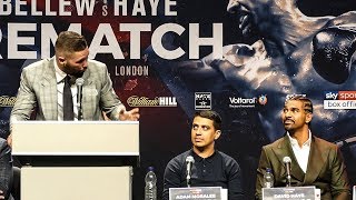 Tony Bellew vs David Haye Rematch PRESS CONFERENCE with loud Liverpool crowd [upl. by Lali]