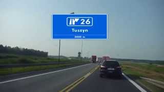 Autostrada  Highway A1 Piotrków T  Tuszyn [upl. by Fleisher]