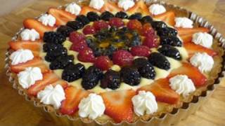 Lemon Curd Tart with Fresh Berries [upl. by Dnomed]