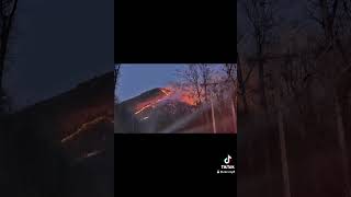 Wildfire Our mountain is on fire wildfire firefighters brushfire wildlife pennsylvania [upl. by Blaine582]