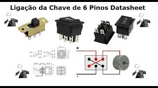 Ligação da Chave de 6 Pinos Datasheet [upl. by Mcintyre]