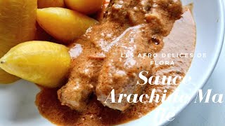 sauce darachide cameroun  maffé [upl. by Sumedocin]