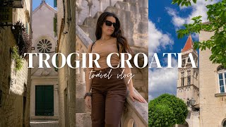 CROATIA TRAVEL VLOG Trogir day trip  old town beaches amp cevapi [upl. by Burhans736]