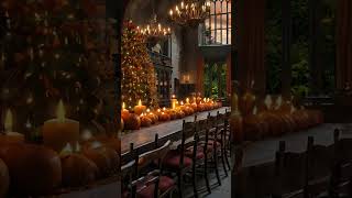 Hogwarts Common Room In The Fall Ambience harrypotter hogwartsambience cozy fireplaceambience [upl. by Reginnej39]