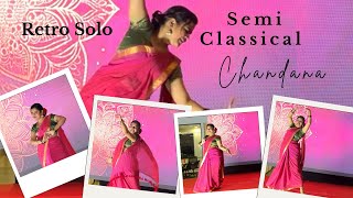 Solo Semiclassical dance  Retro  Piya Tose  En Veetu Thottathil  Jhilka re [upl. by Lleraj]