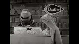 Muppet Commercial Claussens Bread “Give ‘Em the Eggs” 19641965 [upl. by Stephanus378]