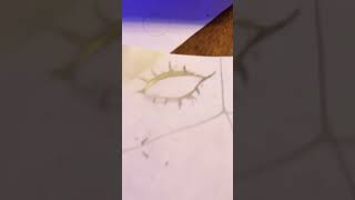 Drawing Emo girl eye [upl. by Eitsim]