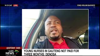 DENOSA plans to approach Gauteng Premier Makhura in efforts to address nurses unpaid salaries [upl. by Randene]