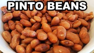 How to Cook Dried Pinto Beans Simple Fast Method [upl. by Halyk471]