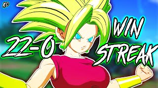 22 Win Streak in Dragon Ball Sparking Zero [upl. by Ailet]