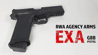 RWA Agency Arms EXA GBB Airsoft Pistol Teaser [upl. by Okechuku]