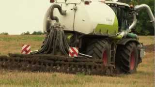 Claas Xerion 3800 Trac VC bei der Gülleausbringung  Gülle fahren wie die Profis HD [upl. by Gibeon]