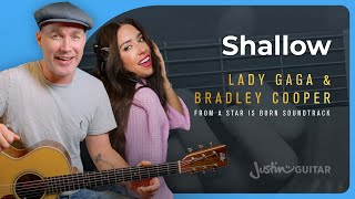 Shallow  Guitar Lesson  Cover  Lady Gaga amp Bradley Cooper [upl. by Notfa]