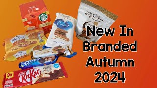 New In Branded Autumn 2024  Food Review amp Taste Test  Starbucks Mr Kipling amp More [upl. by Nevuer]