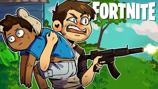 CARRYING BasicallyIDoWrk to VICTORY in Fortnite Battle Royale Fortnite Funny Moments [upl. by Eralc]