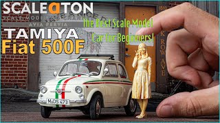 Tamiya Fiat 500F 124 Scale Model Car [upl. by Connor]