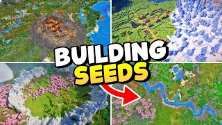 TOP 5 BEST NEW Seeds for Building in Minecraft 120 amp 121 minecraft pe amp java seeds [upl. by Anitselec]