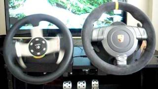 Fanatec Porsche GT3RS V2 vs Logitech G27 calibration [upl. by Beverlee]