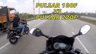 2019 PULSAR 220F VS 2019 PULSAR 180F Ride and Review  BigBangBiker  WHICH IS BEST [upl. by Pickar429]