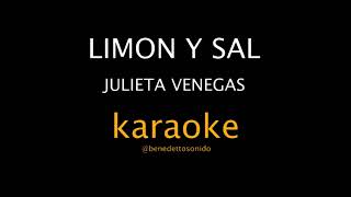 KARAOKE  Limón y sal  Julieta Venegas [upl. by Ayikur]