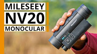 Mileseey NV20 Infrared Monocular Night Vision Review [upl. by Bernie]