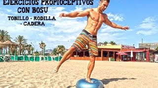 Ejercicios Propioceptivos con BOSU  Tobillo  Rodilla  Cadera [upl. by Aruasi]