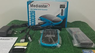 MediaStar MS1616 Forever CA H265 Digital Satellite Receiver l DLNA l 3G l 2x IR l 2xUSB l English [upl. by Atikcir771]