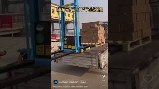 semi electric stacker forklift [upl. by Ihana]