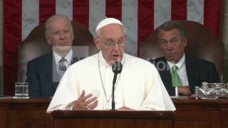 DC POPE CONGRESSSHAKES HANDS W BIDENBOEHNER [upl. by Bledsoe]