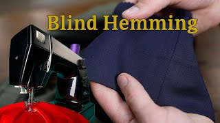 Blind Hem Your Dress Pants With a Home Sewing Machine [upl. by Feldstein]